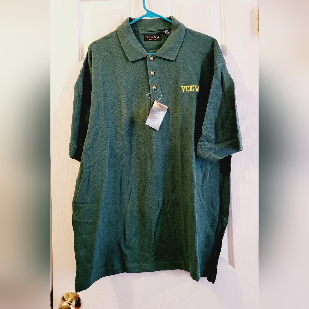 Nwt Green Ultra Club XL polo shirt